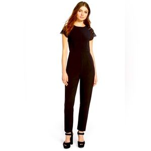 Missguided Lace Sleeve Jumpsuit